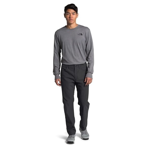 North Face Mens Size 33 Long Asphalt Gray Sprag 5-Pocket Chino Pants NEW - Picture 1 of 3